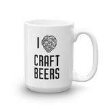 Mug "I Love Craft Beers" (Black Hops)