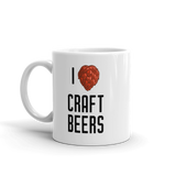Mug "I Love Craft Beers" (Red Hops)